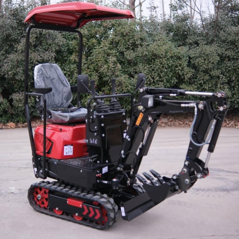 Escavadora de rastos compacta