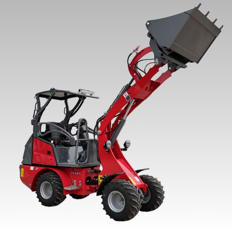 Cargadora compacta de ruedas de 1000 kg
