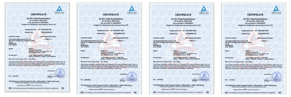 Zero Tail Swing Excavator