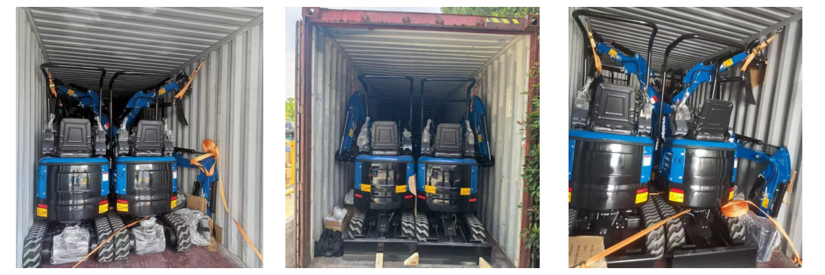 Miniexcavadora de giro cero