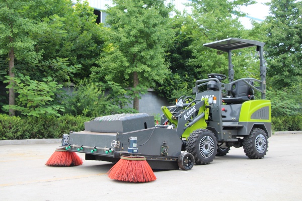 Mini chargeuse sur pneus électrique