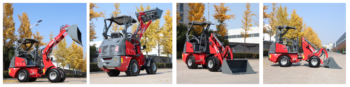 Cargadora compacta de ruedas de 1000 kg