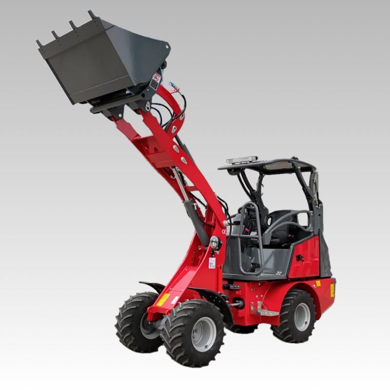 Cargadora compacta de ruedas de 1000 kg